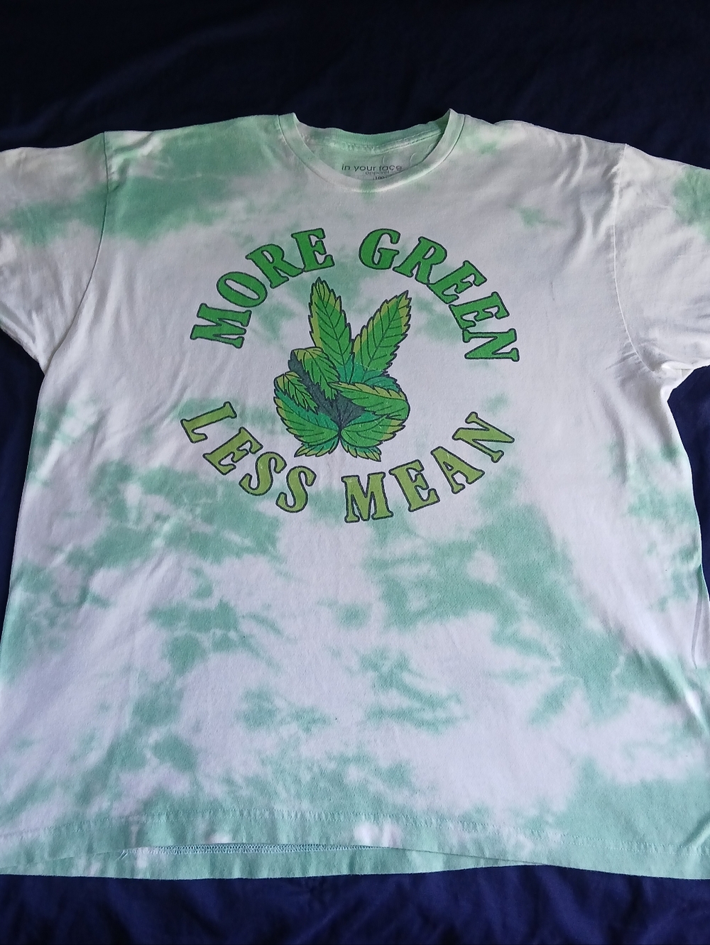 In Your Face Apparel Leaf Tie-Dye Graphic Tee - 2X